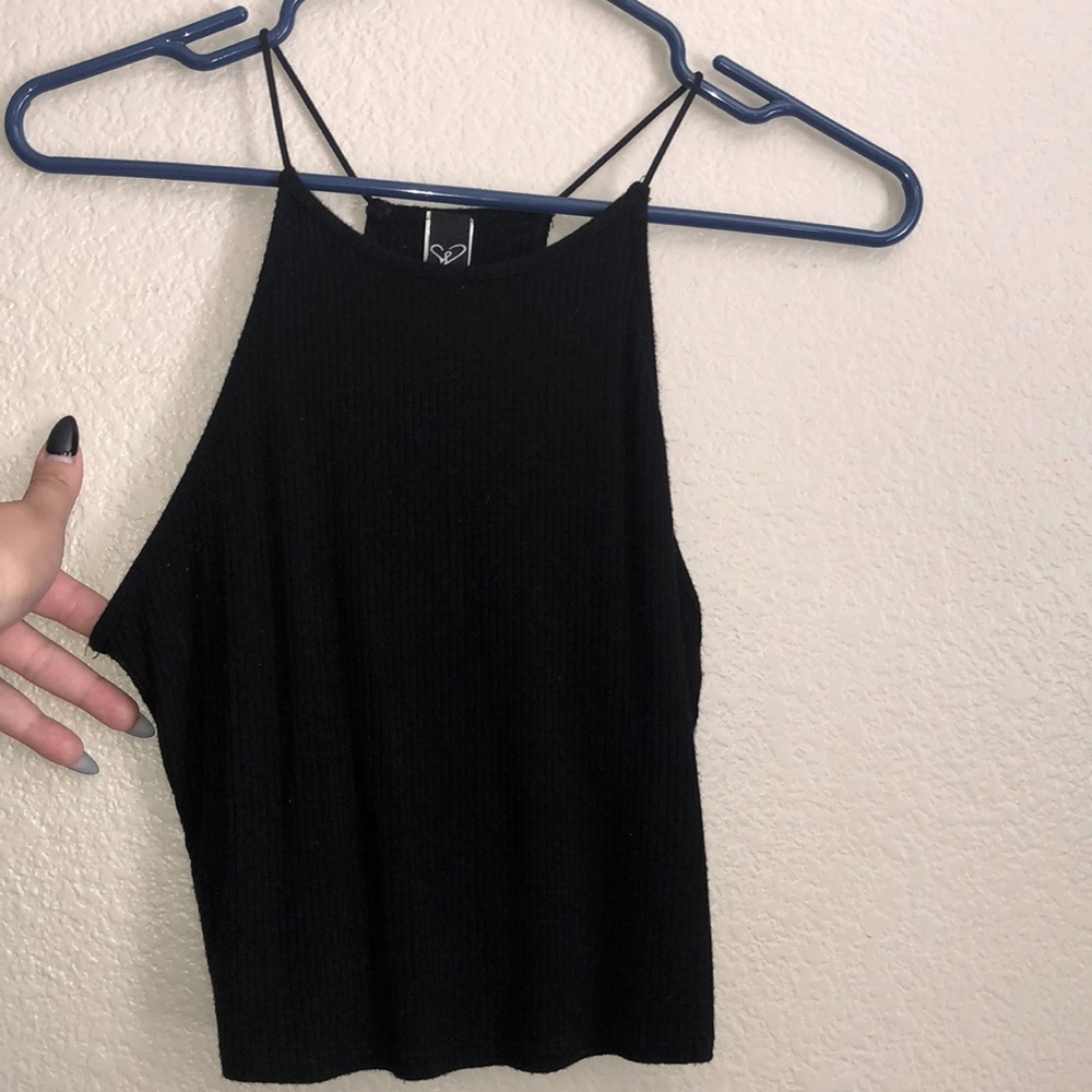 Windsor Black Crop Top